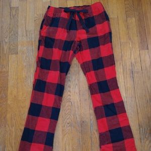 Old Navy Plaid Fleece Pajama Pants